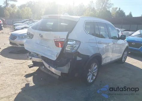 2013 BMW X3 xDrive28I из США, поврежденный, VIN 5UXWX9C58D0D01351